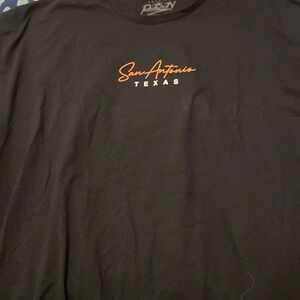 Black San Antonio graphic tee